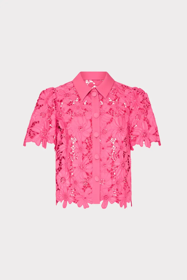 addison_roja_lace_top_0-2.webp Cheap MILLY Addison Roja Lace Top Milly Pink