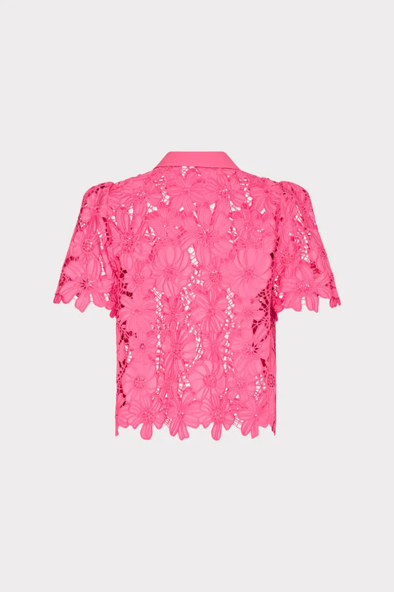 addison_roja_lace_top_3-2.webp Cheap MILLY Addison Roja Lace Top Milly Pink