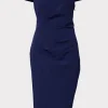 Cheap MILLY Ally Cocktail Dress Navy