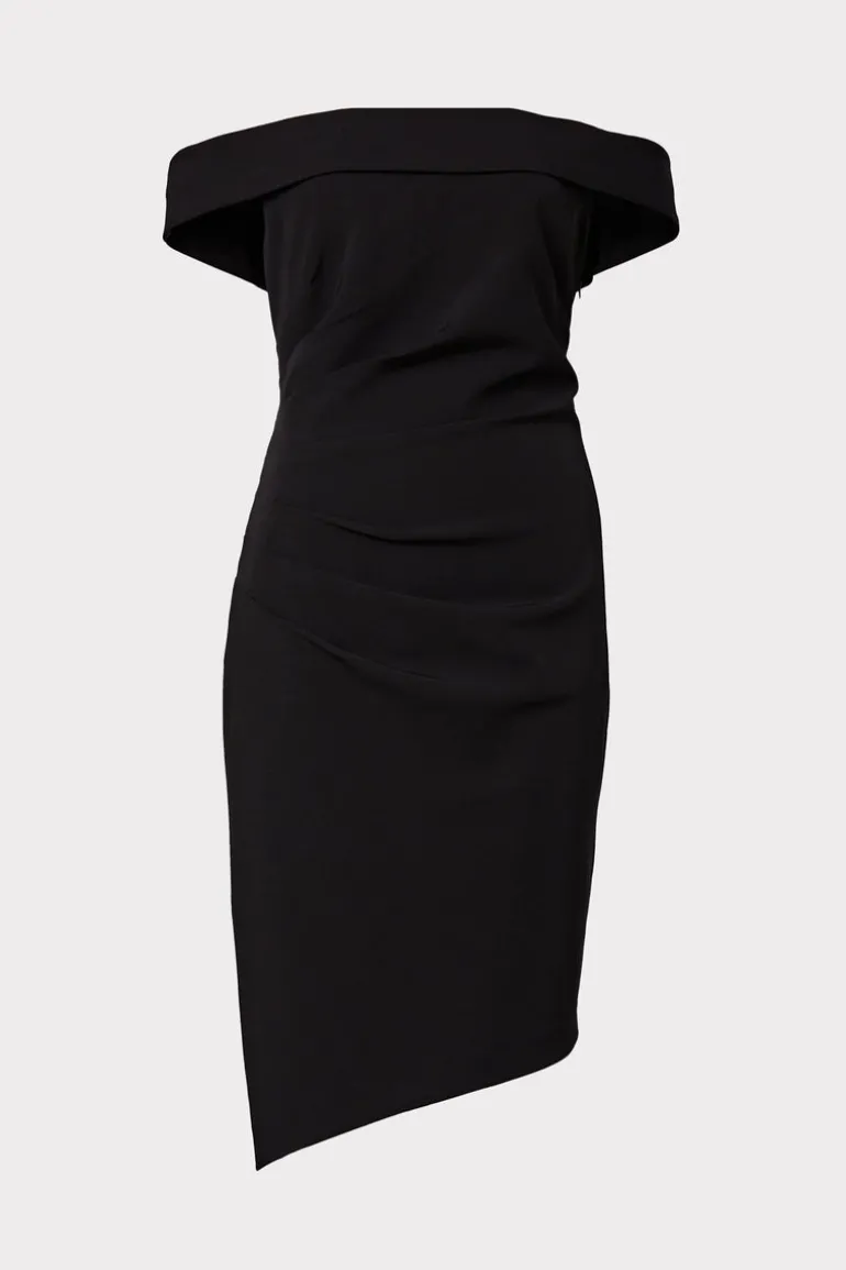ally_cocktail_dress_0-2.webp Online MILLY Ally Cocktail Dress Black