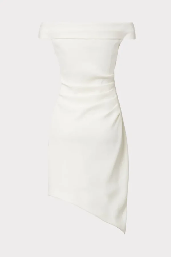 Sale MILLY Ally Cocktail Dress Ecru