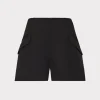 Store MILLY April Cady Shorts Black