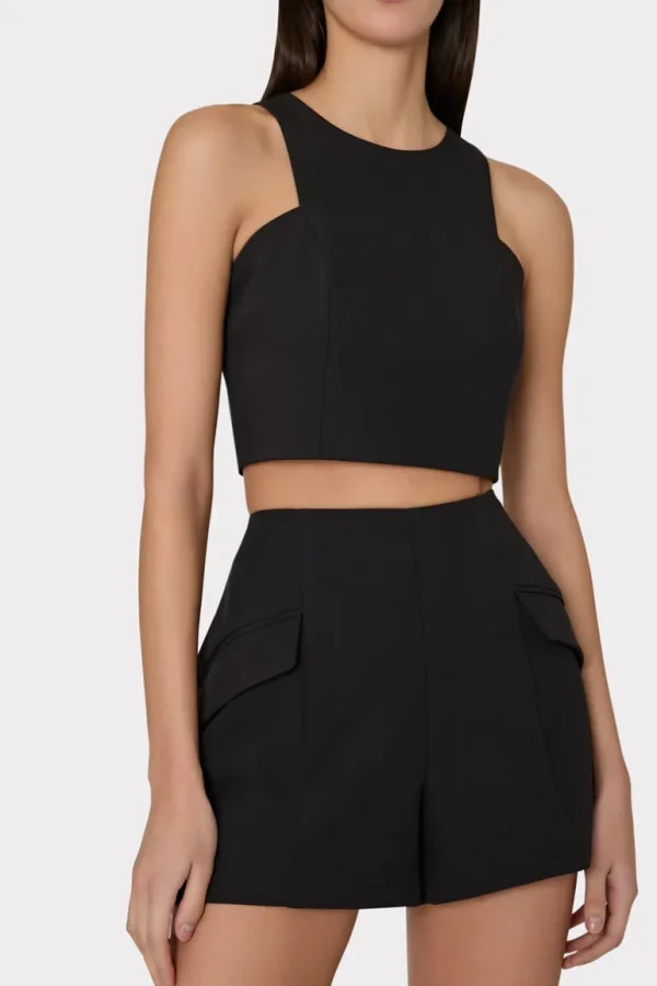 Store MILLY April Cady Shorts Black