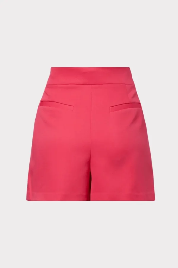 Cheap MILLY Aria Cady Button Shorts Milly Pink