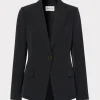 Outlet MILLY Avery Cady Blazer Black