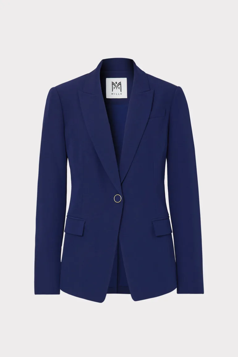 avery_cady_blazer_0-2.webp Shop MILLY Avery Cady Blazer Navy