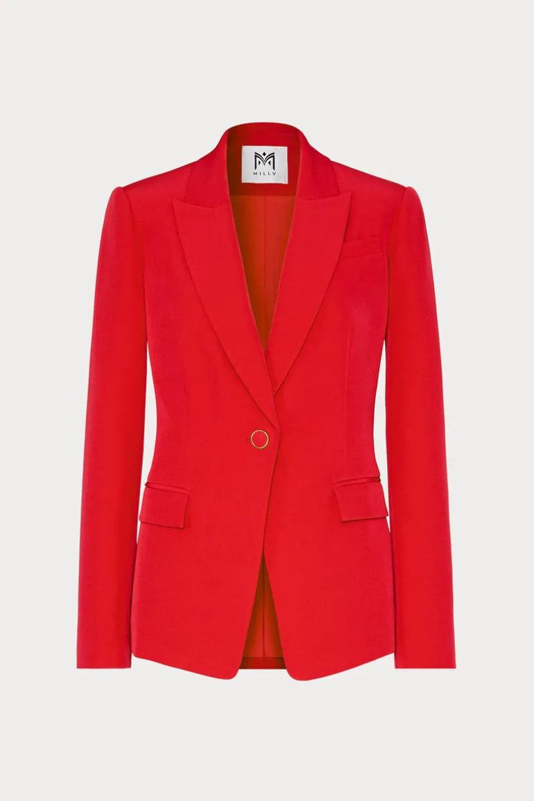 avery_cady_blazer_0-4.webp Cheap MILLY Avery Cady Blazer Red