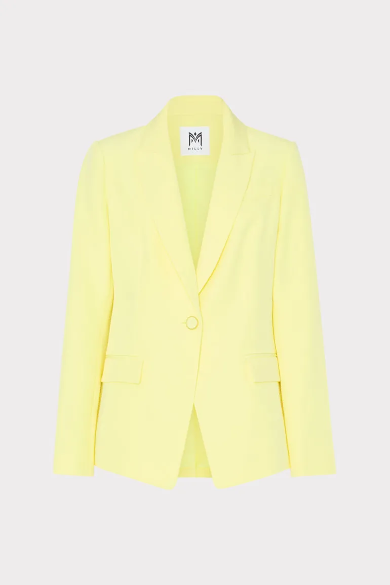 avery_cady_blazer_0-5.webp Cheap MILLY Avery Cady Blazer Yellow