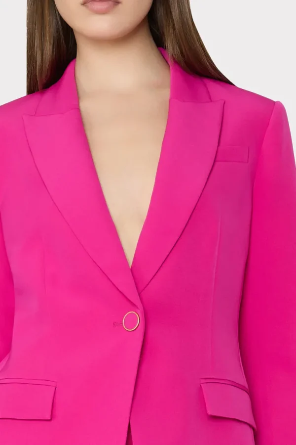 Best MILLY Avery Cady Blazer Fuchsia