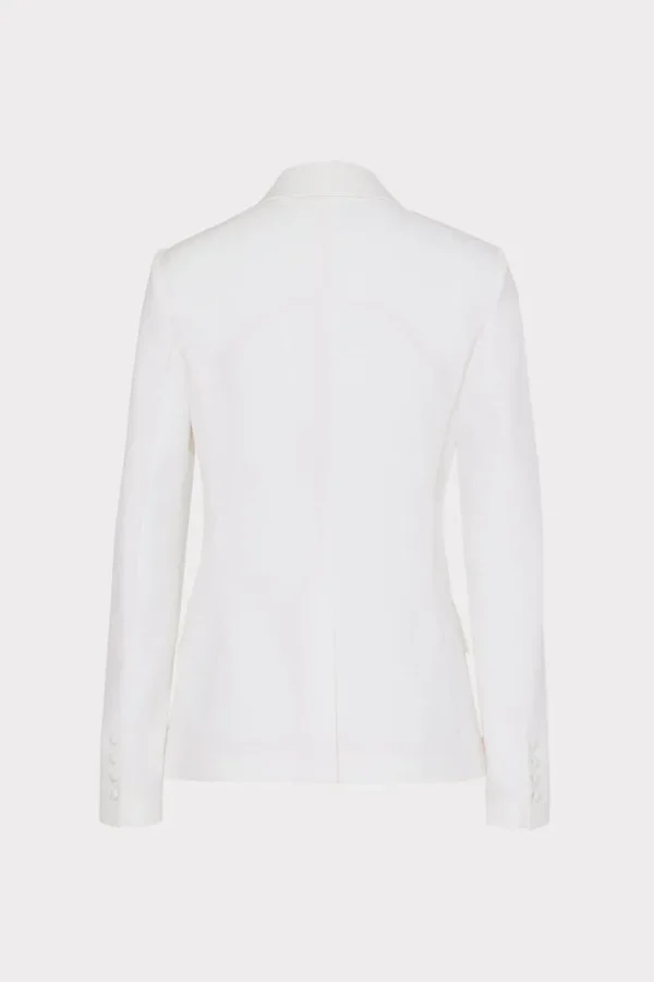 Fashion MILLY Avery Cady Blazer Ecru