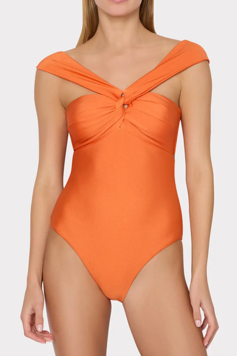betsy_bandeau_one_piece_2-1.webp Outlet MILLY Betsy Bandeau One Piece Orange