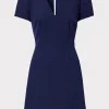 New MILLY Cady Atalie Dress Navy