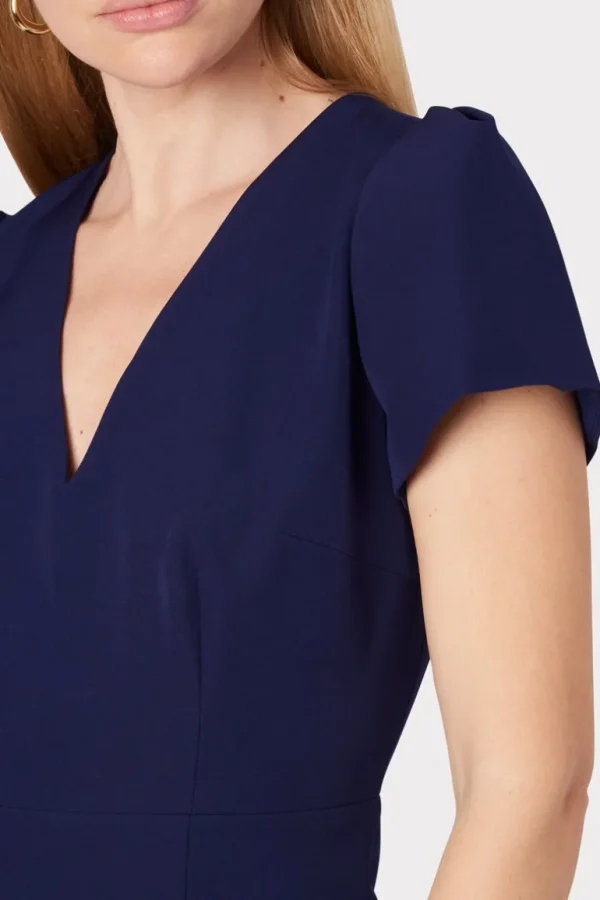New MILLY Cady Atalie Dress Navy