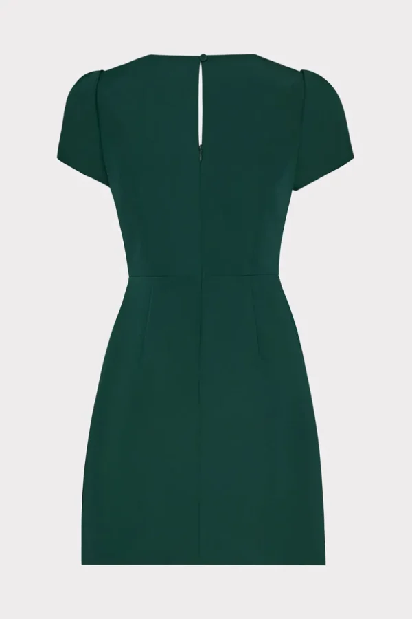 Discount MILLY Cady Atalie Dress Hunter Green