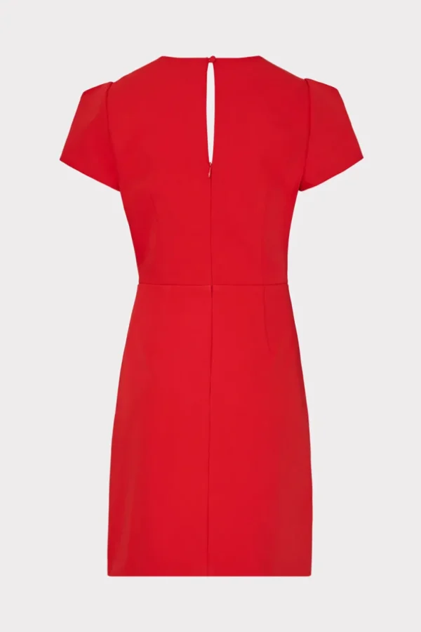 Sale MILLY Cady Atalie Dress Red