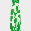 Cheap MILLY Catarina Grand Foliage Poplin Maxi Dress Green/White