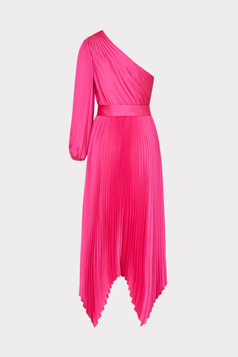 essi_satin_pleated_one_sh_3.webp Best MILLY Essi Satin Pleated One Shoulder Dress Pink