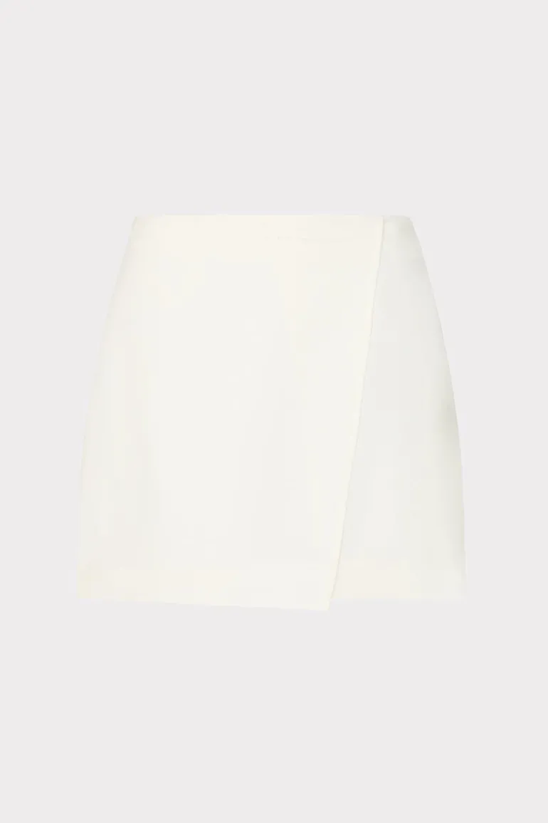 evalyn_crepe_skort_0.webp Fashion MILLY Evalyn Crepe Skort White