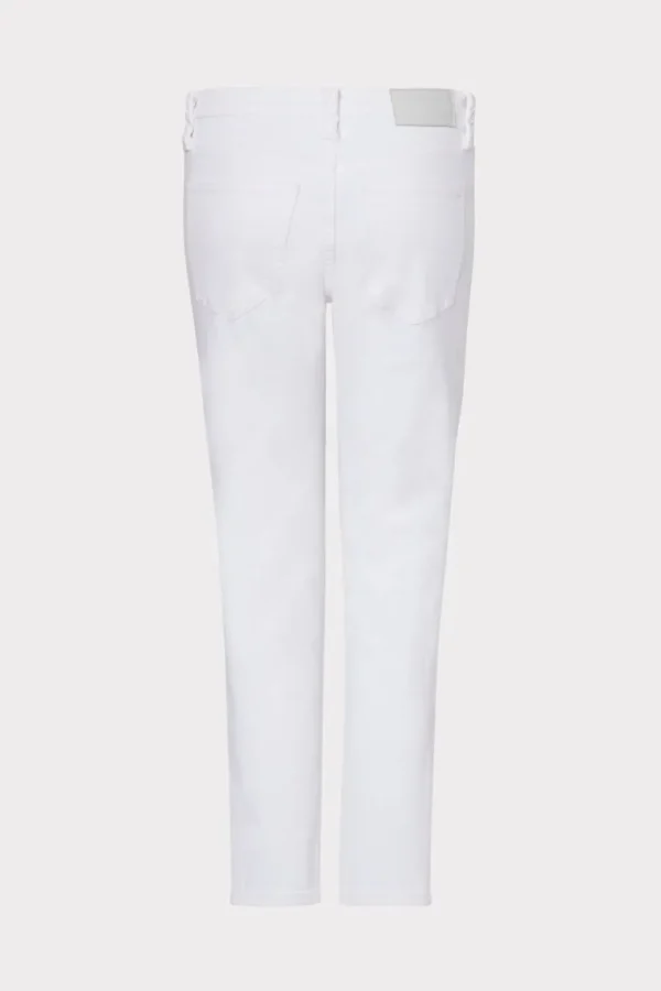 Outlet MILLY Gale Skinny Jeans White