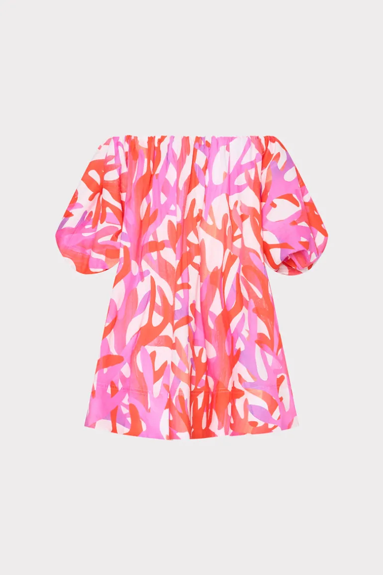 jamie_under_the_sea_off_t_4-1.webp New MILLY Jamie Under The Sea Off The Shoulder Mini Dress Pink Multi