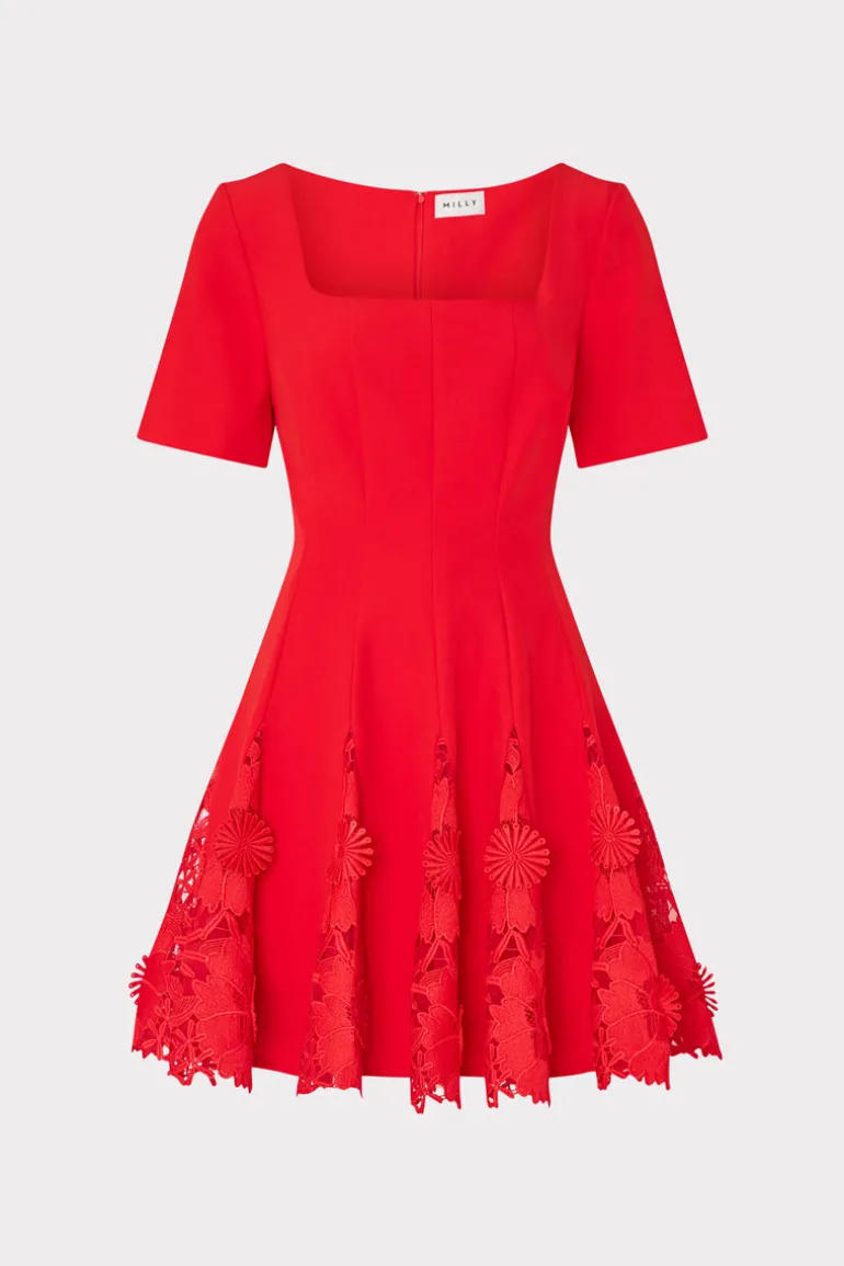 joy_lace_combo_mini_godet_0-2.webp New MILLY Joy Lace Combo Mini Godet Dress Red