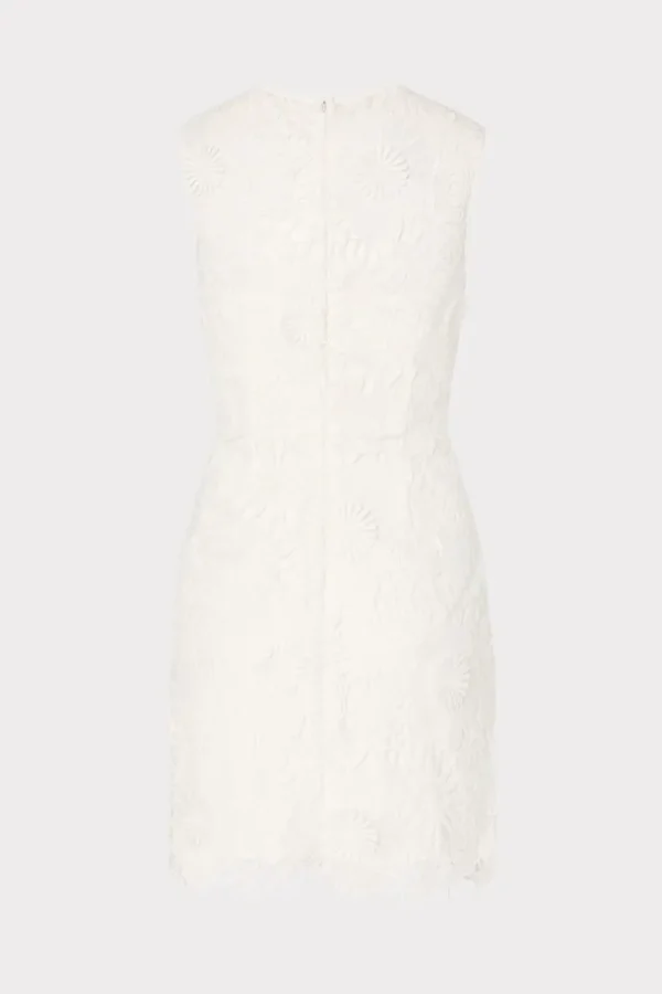 Cheap MILLY Judy Lace Mini Dress White