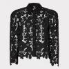 Cheap MILLY June Roja Lace Top Black