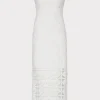 Hot MILLY Kait Tile Lace Dress White