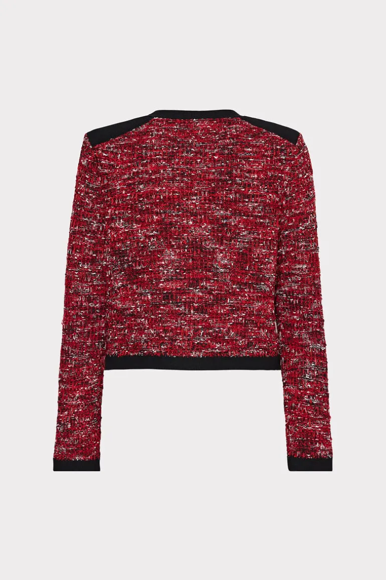 kelly_textured_knit_cardi_3.webp Fashion MILLY Kelly Textured Knit Cardigan Claret