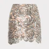 Best MILLY Kristina Rose Sequins Mini Skirt Silver