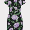 Flash Sale MILLY Kyla Printed Sequins Mini Dress Lilac Multi