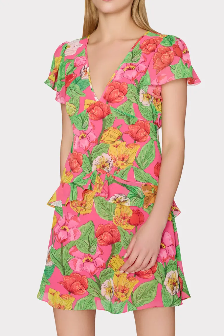 lee_tulip_rosette_mini_dr_3.webp New MILLY Lee Tulip Rosette Mini Dress Pink Multi