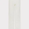 New MILLY Leopard Jacquard Track Pant White