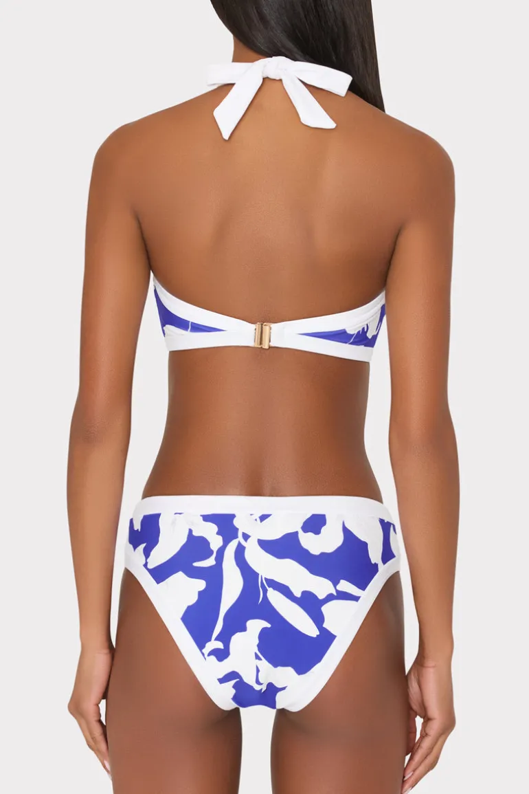 lily_silhouette_bandeau_h_2.webp Shop MILLY Lily Silhouette Bandeau Halter Top Blue/Ecru
