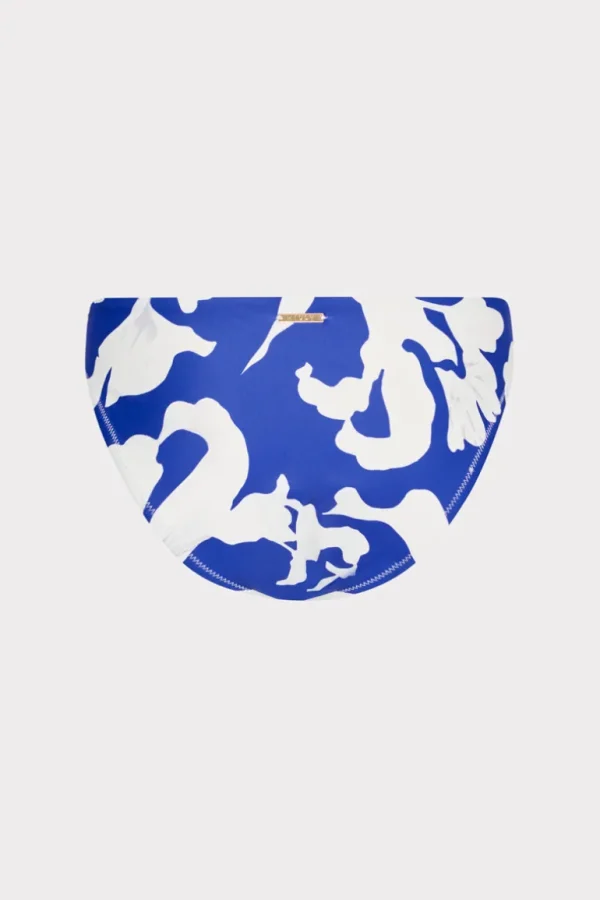 Best Sale MILLY Lily Silhouette Ring Bikini Bottom Blue/Ecru