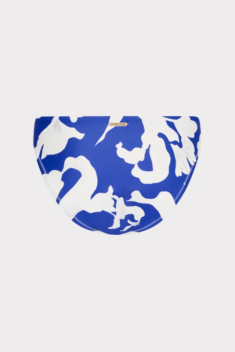 lily_silhouette_ring_biki_3.webp Best Sale MILLY Lily Silhouette Ring Bikini Bottom Blue/Ecru