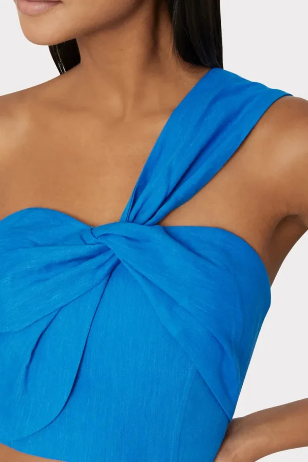 Discount MILLY Linen Top Capri