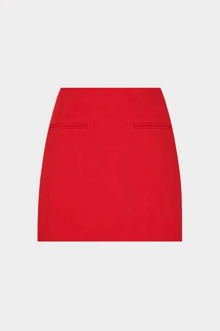 lizzy_cady_mini_skirt_0-1.webp Cheap MILLY Lizzy Cady Mini Skirt Red