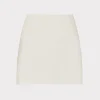 Outlet MILLY Lizzy Cady Mini Skirt Ecru