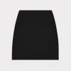 New MILLY Lizzy Cady Mini Skirt Black