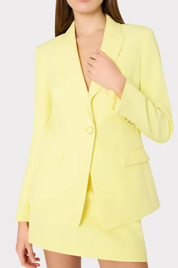 Best Sale MILLY Lizzy Cady Mini Skirt Yellow