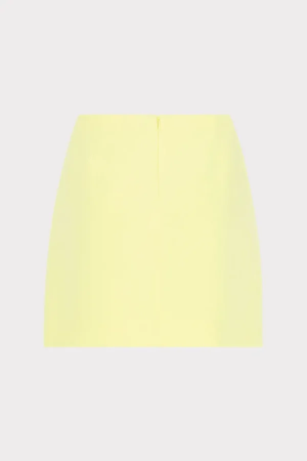 Best Sale MILLY Lizzy Cady Mini Skirt Yellow