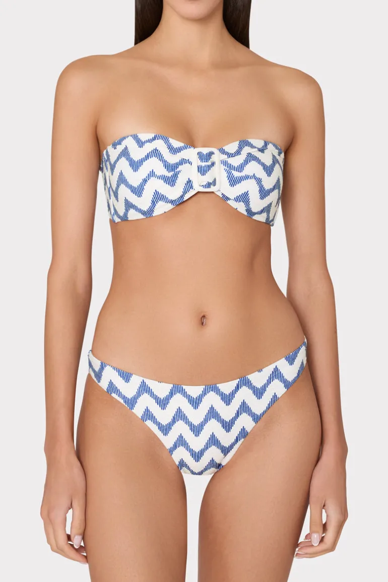 margot_barcelona_chevron__1-1.webp Discount MILLY Margot Barcelona Chevron Bandeau Top White/Blue