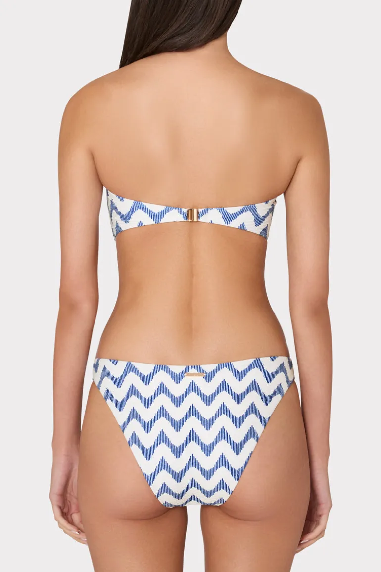 margot_barcelona_chevron__2.webp Store MILLY Margot Barcelona Chevron Bikini Bottom White/Blue