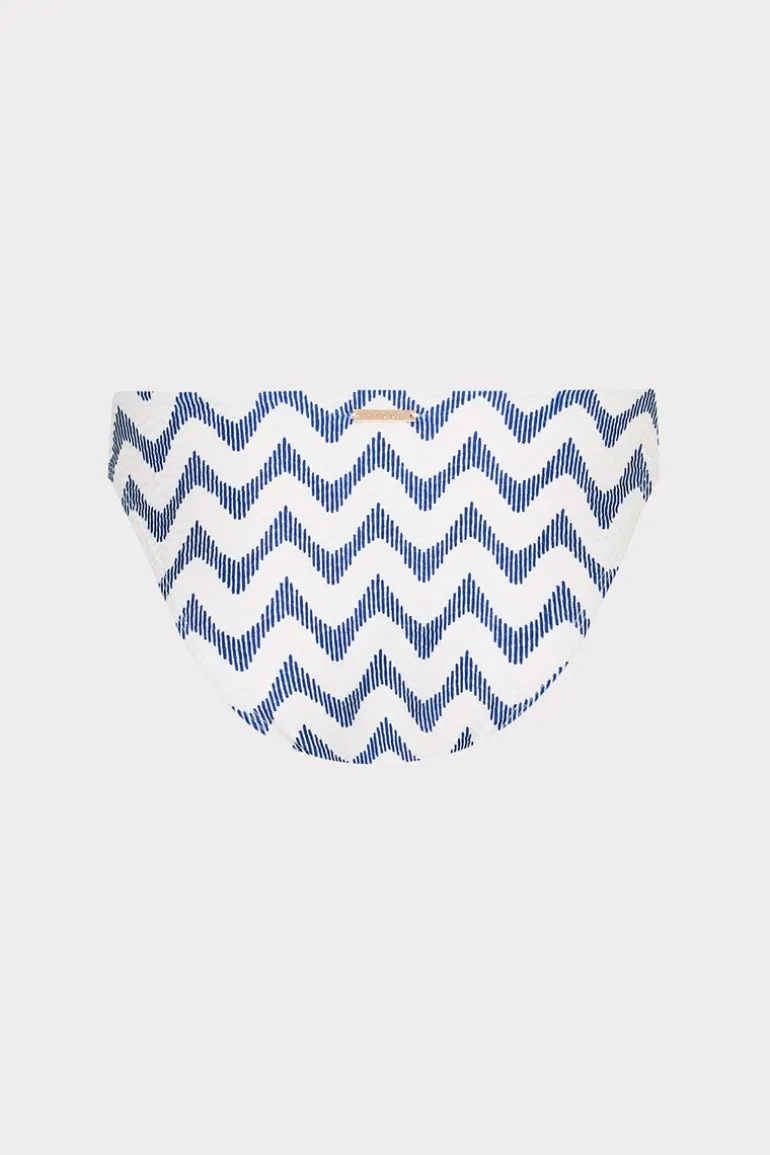 margot_barcelona_chevron__3.webp Store MILLY Margot Barcelona Chevron Bikini Bottom White/Blue