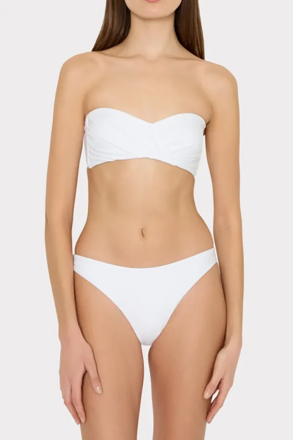 Outlet MILLY Margot Bikini Bottom White