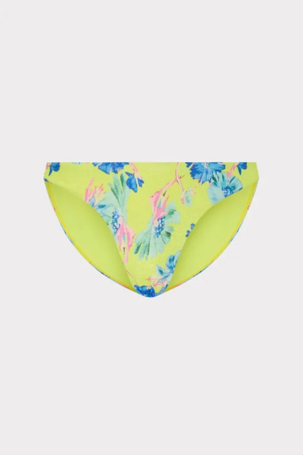 Flash Sale MILLY Margot Floating Cosmos Bikini Bottom Neon Yellow