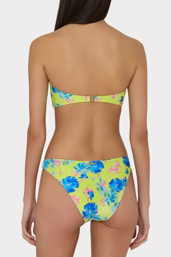 Flash Sale MILLY Margot Floating Cosmos Bikini Bottom Neon Yellow