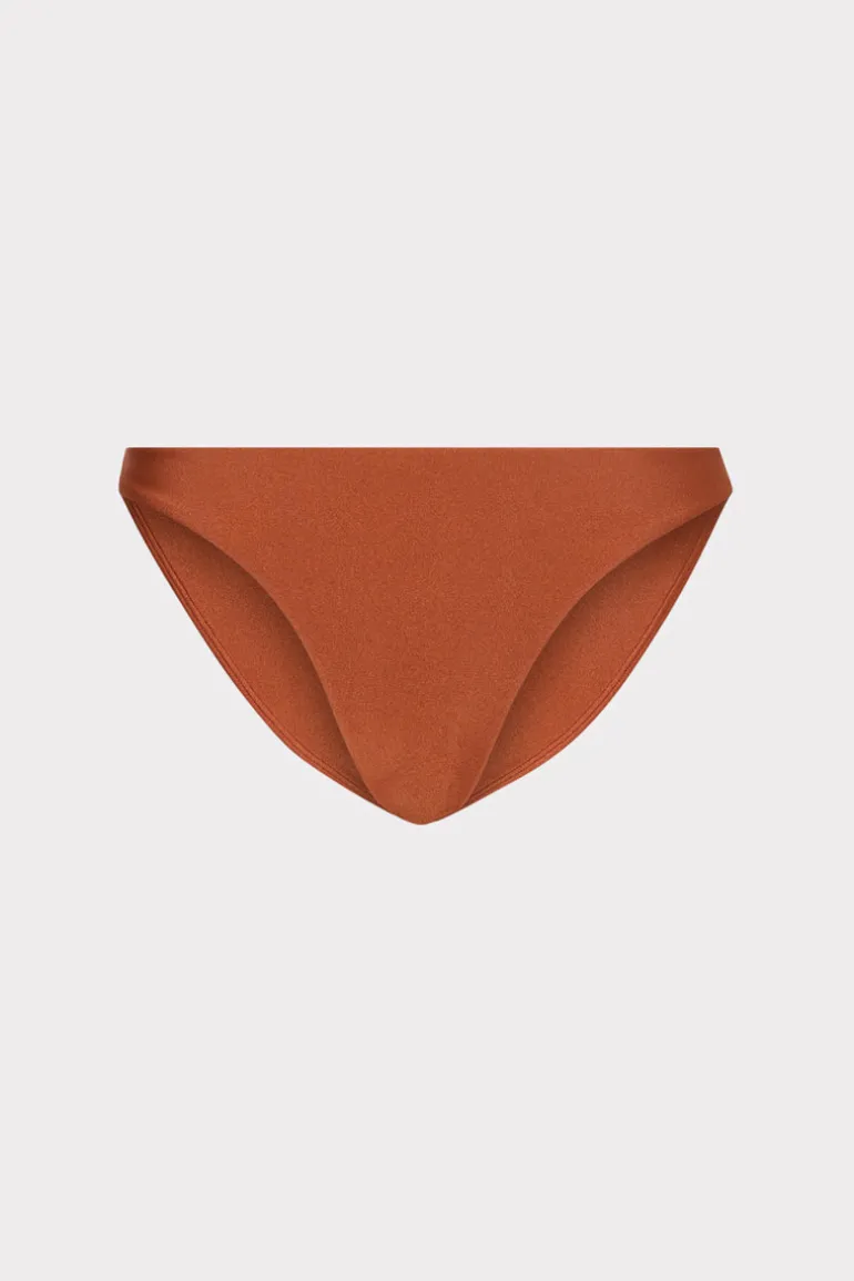 margot_gloss_bikini_botto_0.webp Cheap MILLY Margot Gloss Bikini Bottom Copper