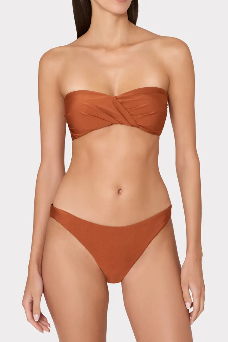 margot_gloss_bikini_botto_1.webp Cheap MILLY Margot Gloss Bikini Bottom Copper